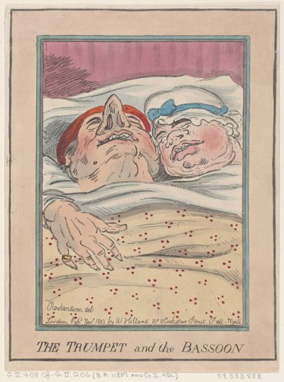 La tromba e il fagotto, novembre 1803 da Thomas Rowlandson