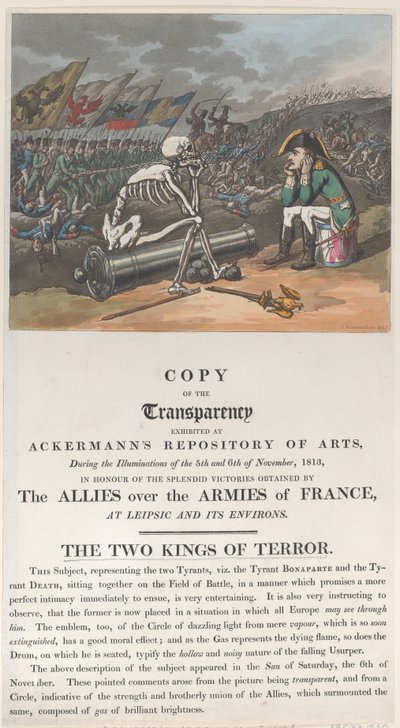 I Due Re del Terrore da Thomas Rowlandson