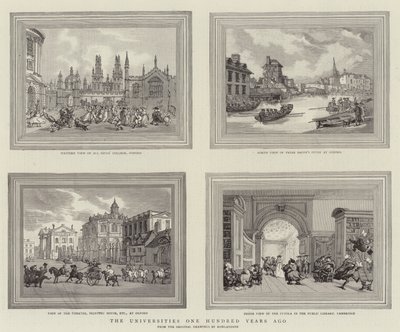 Le università cento anni fa da Thomas Rowlandson