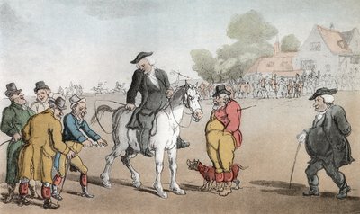 Il vicario che vende il suo cavallo, illustrazione da 