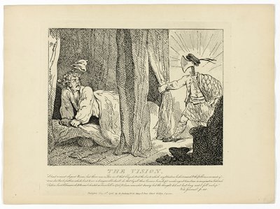 La visione, da Il giro delle Ebridi di Boswell da Thomas Rowlandson