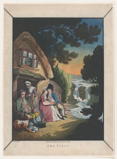 La visita, 1 agosto 1799 da Thomas Rowlandson