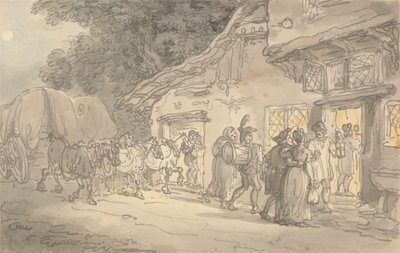 Il Riposo del Carrettiere da Thomas Rowlandson