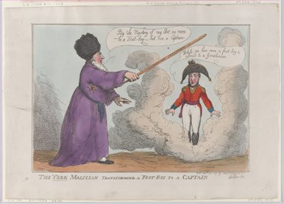 Il mago di York trasforma un ragazzo di servizio in un capitano, 25 febbraio 1809 da Thomas Rowlandson