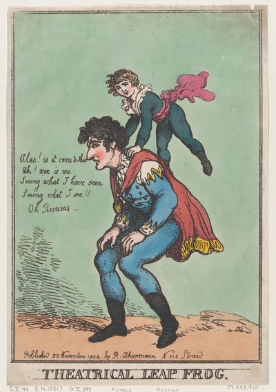 Salto della Rana Teatrale da Thomas Rowlandson