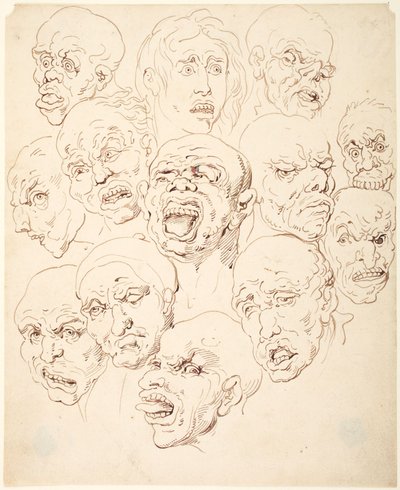 Tredici teste da Thomas Rowlandson