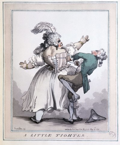Stringere di più - Stampe di Rowlandson, in "Il corsetto nell