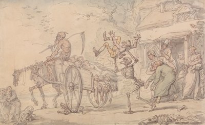 Tempo e Morte e Goody Barton da Thomas Rowlandson