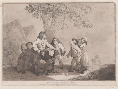 Troppi per un ebreo, 20 settembre 1785 da Thomas Rowlandson