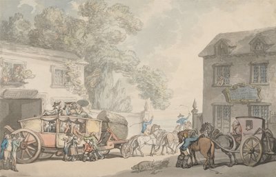 Viaggiare in Francia da Thomas Rowlandson