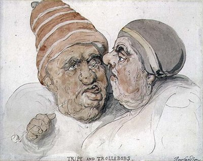 Tripe e Trollebobs da Thomas Rowlandson