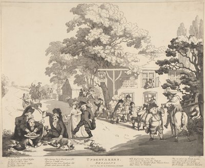 I becchini si divertono da Thomas Rowlandson