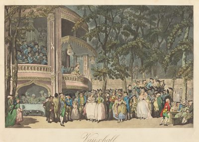 Giardini di Vauxhall da Thomas Rowlandson