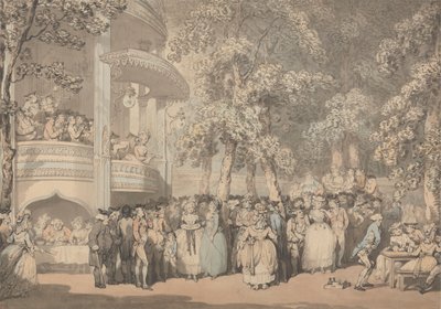Giardini di Vauxhall da Thomas Rowlandson