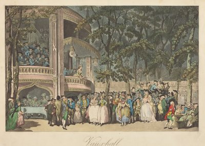 Vauxhall Gardens da Thomas Rowlandson