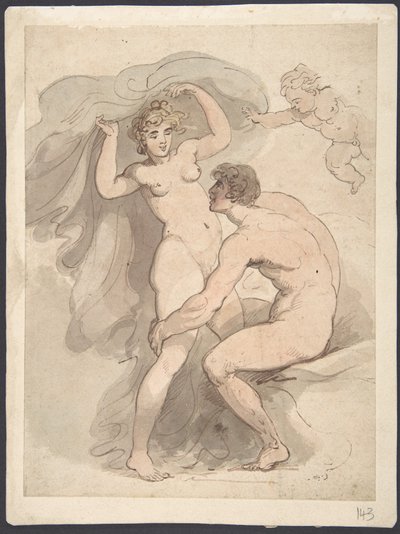 Venere, Anchise e Cupido da Thomas Rowlandson