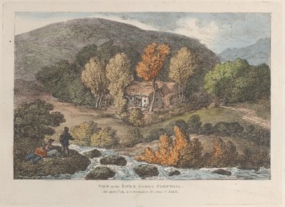 Veduta sul fiume Camel, Cornovaglia, da Vedute in Cornovaglia da Thomas Rowlandson