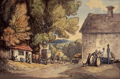 Il verde del villaggio da Thomas Rowlandson