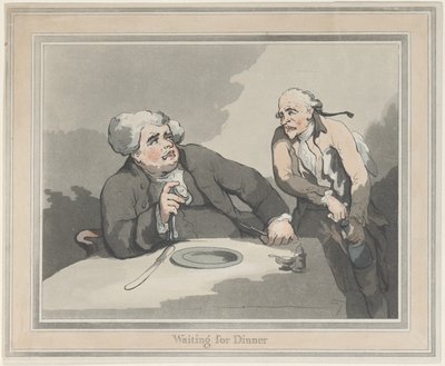 In attesa della cena da Thomas Rowlandson