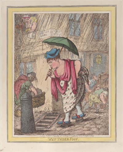 Bagnato Sotto i Piedi da Thomas Rowlandson