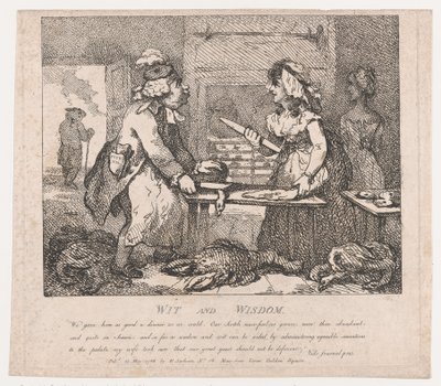 Wit and Wisdom Picturesque Beauties of Boswell, Parte Prima da Thomas Rowlandson