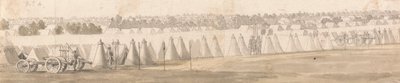Un accampamento nelle Fiandre da Thomas Sandby