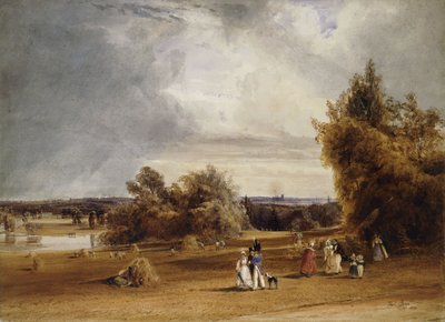 Una vista di Parigi da St. Cloud, 1830 da Thomas Shotter Boys