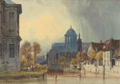 Una veduta della chiesa di Nostra Signora di Hanswijk, Mechelen (Malines), Belgio da Thomas Shotter Boys