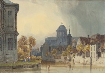 Veduta della Chiesa di Nostra Signora di Hanswijk, Mechelen (Malines), Belgio da Thomas Shotter Boys