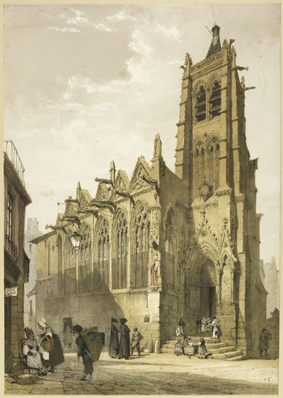 Chiesa di San Severino, Parigi da Thomas Shotter Boys