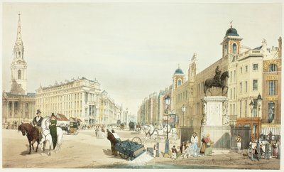 Ingresso allo Strand da Charing Cross, tavola venti da Vedute Originali di Londra com