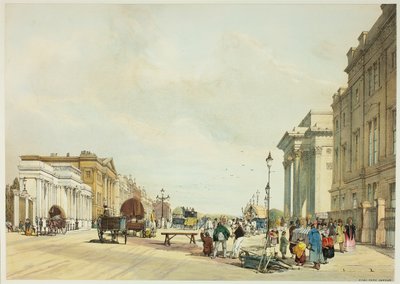 Hyde Park Corner, tavola quindici da Vedute Originali di Londra com