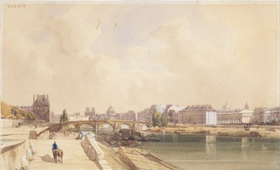 Il Pont Royal nel 1833 da Thomas Shotter Boys