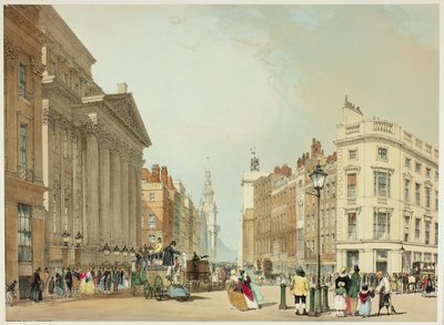 Mansion House, Cheapside, tavola uno da Vedute Originali di Londra com