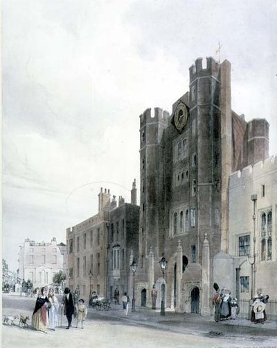 Fronte nord del Palazzo di St. James da Cleveland Row da Thomas Shotter Boys