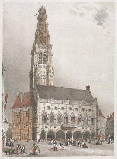Architettura pittoresca a Parigi, Gand, Anversa, Rouen, 1839 da Thomas Shotter Boys