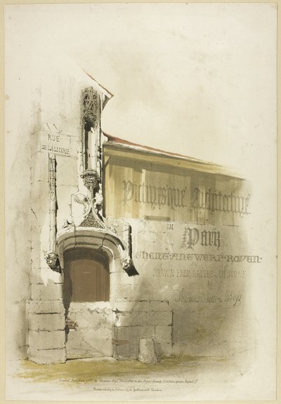 Architettura pittoresca a Parigi, Gand, Anversa, Rouen, ecc. da Thomas Shotter Boys