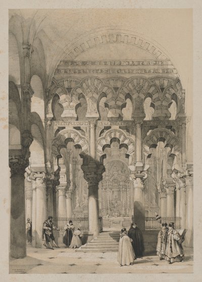 Schizzi pittoreschi in Spagna: La Moschea, Cordova, 1837 da Thomas Shotter Boys
