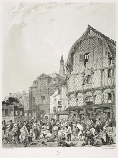 Viaggi pittoreschi e romantici nella vecchia Francia, Picardie Vol. 2, 1840 da Thomas Shotter Boys