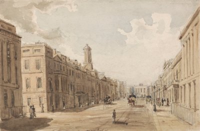 Regent Street, verso Piccadilly da Waterloo Place da Thomas Shotter Boys