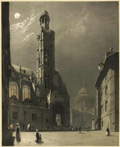 St. Etienne du Mont e il Pantheon, Parigi da Thomas Shotter Boys