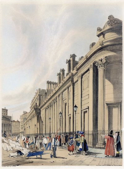 La Banca verso la Mansion House da Thomas Shotter Boys