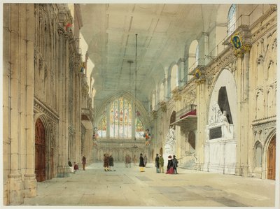 La Guildhall, tavola 25 da Vedute Originali di Londra com