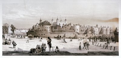 Torre di Londra, 1842 da Thomas Shotter Boys