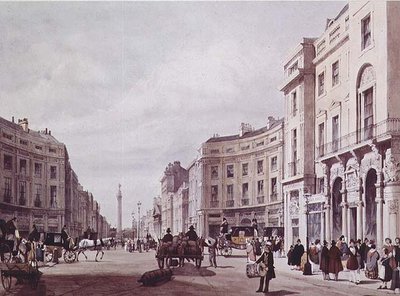 Vista di Regent Street, verso la colonna del Duca di York da Thomas Shotter Boys