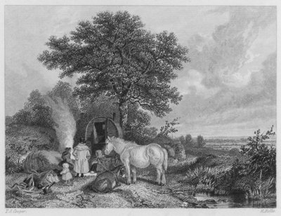 Il rifugio degli zingari da Thomas Sidney (after) Cooper