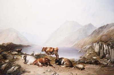 Una sosta sulla strada, Loch Etive da Thomas Sidney Cooper
