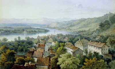 Una vista di Karlsruhe da Thomas Sidney Cooper