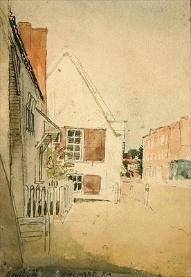 Una strada a Southall da Thomas Stothard
