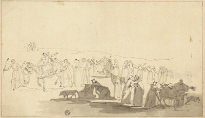 I pellegrini di Canterbury da Thomas Stothard